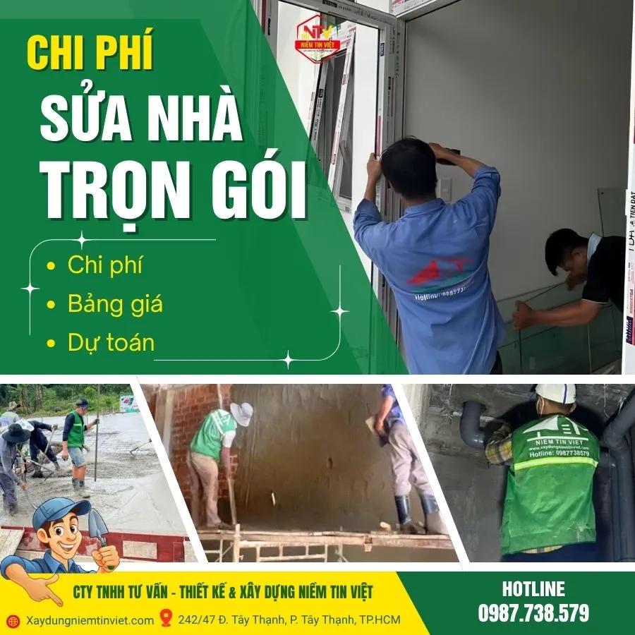 Chi phí sửa nhà trọn gói