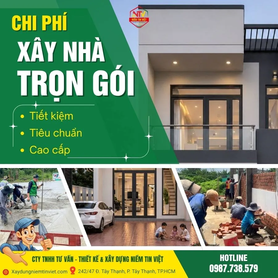 Chi phí xây nhà trọn gói