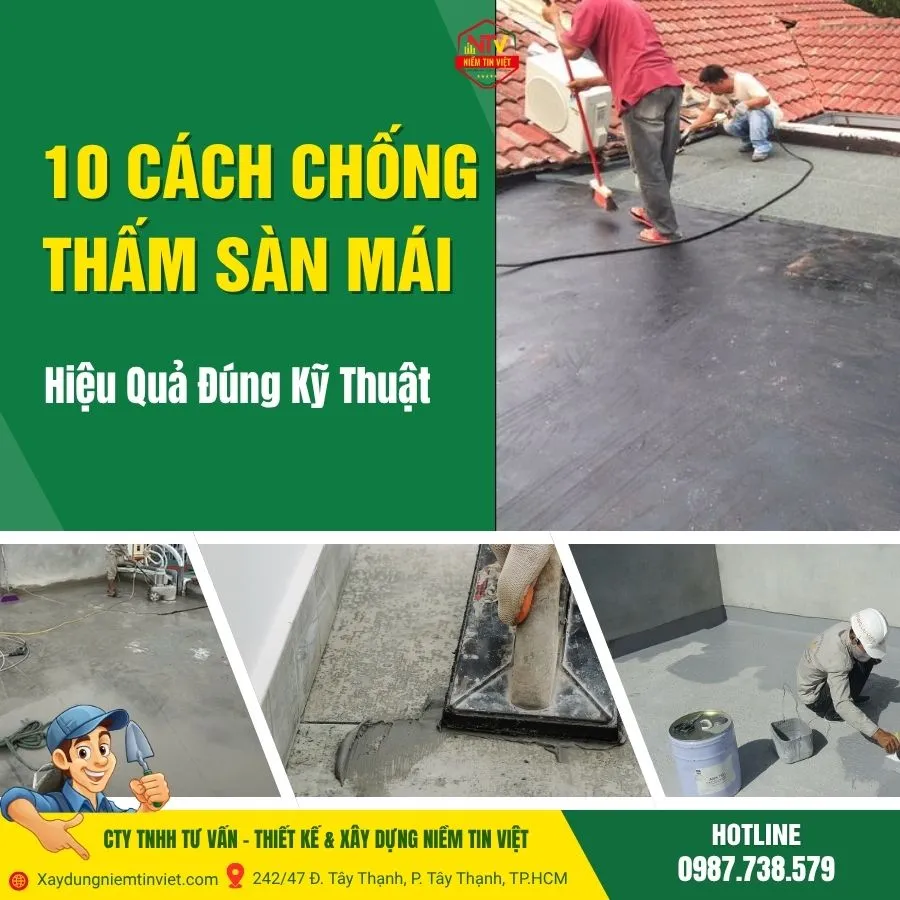 Chống thấm sàn mái