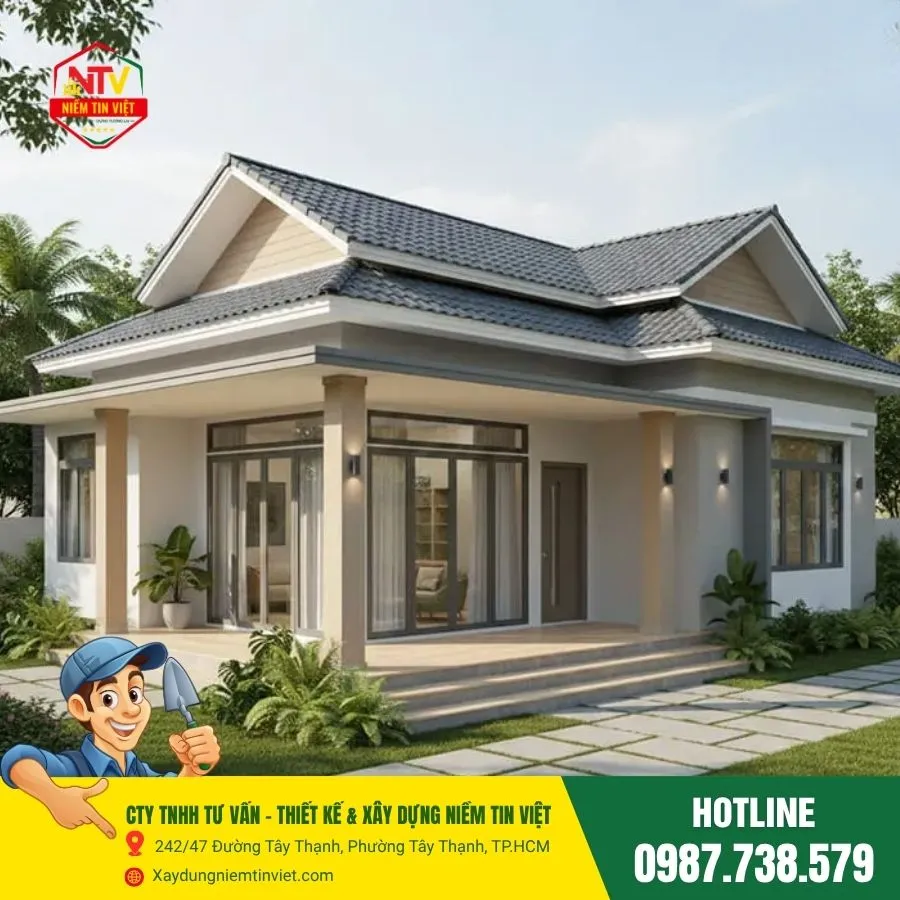 Mẫu nhà cấp 4 đẹp