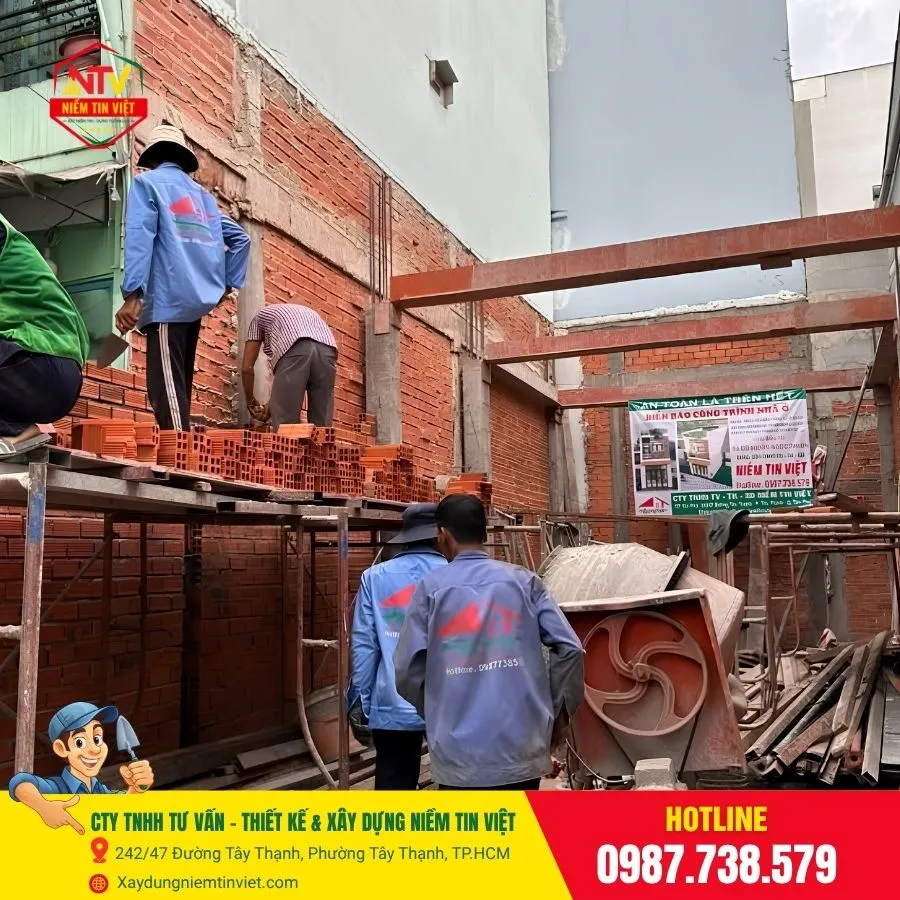 Đơn giá xây nhà phần thô