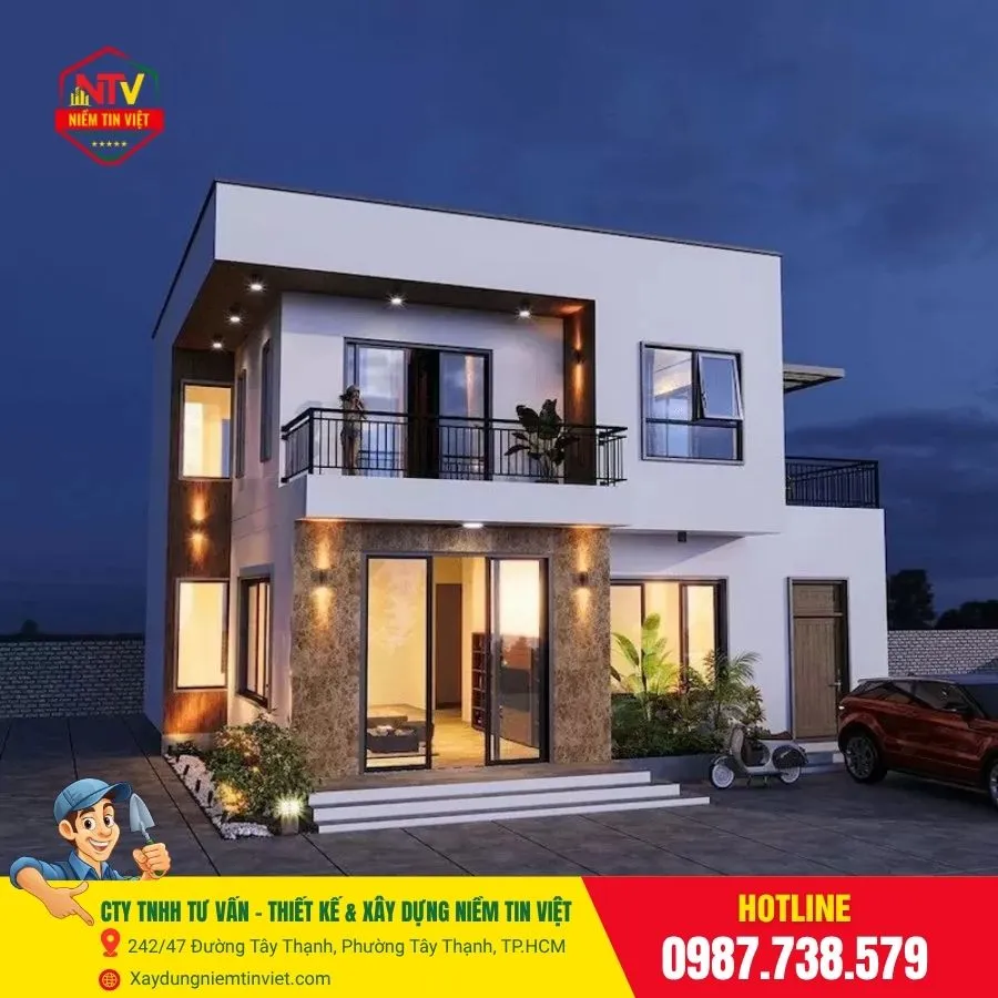 Mẫu nhà 2 tầng đẹp