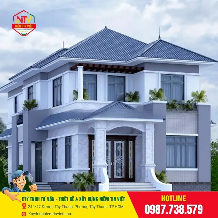 Mẫu nhà 2 tầng đẹp