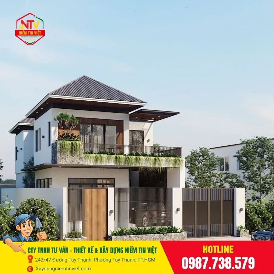 Mẫu nhà 2 tầng đẹp