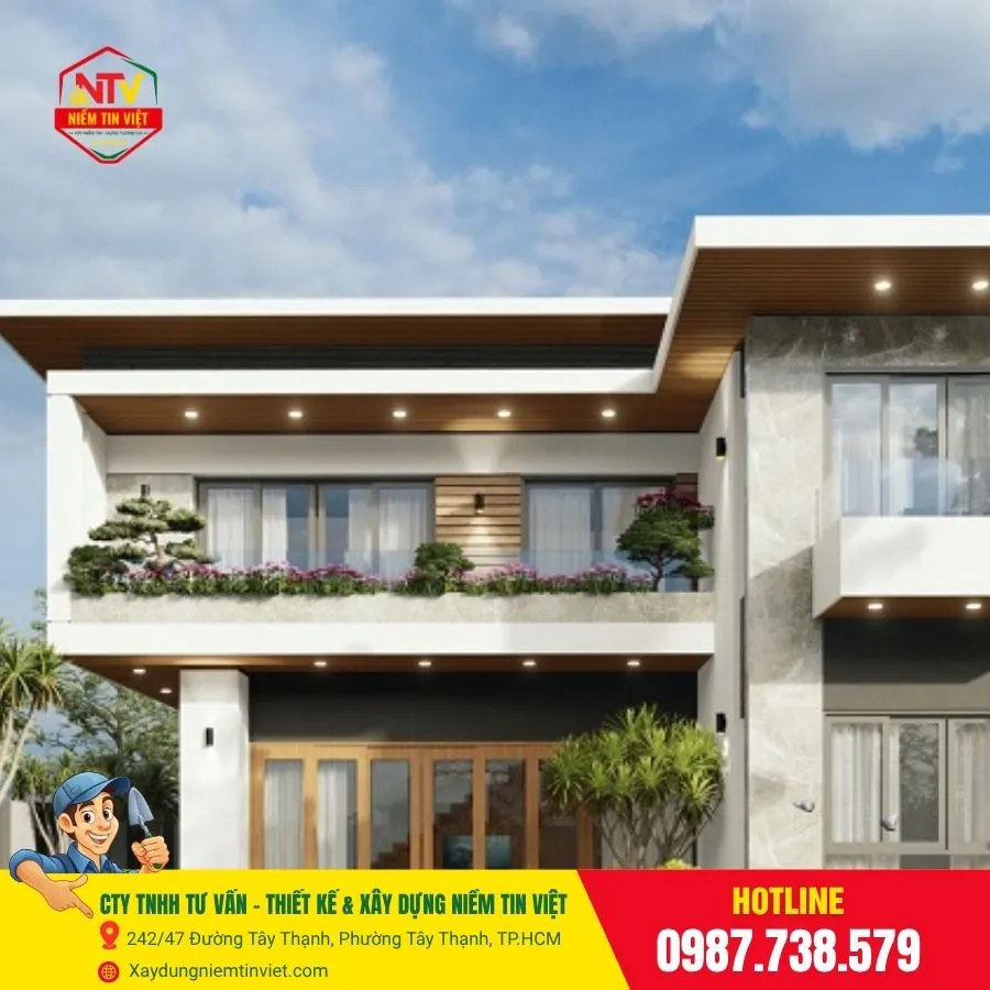 Mẫu nhà 2 tầng đẹp