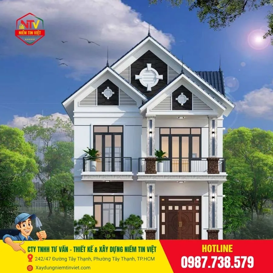 Mẫu nhà 2 tầng đẹp