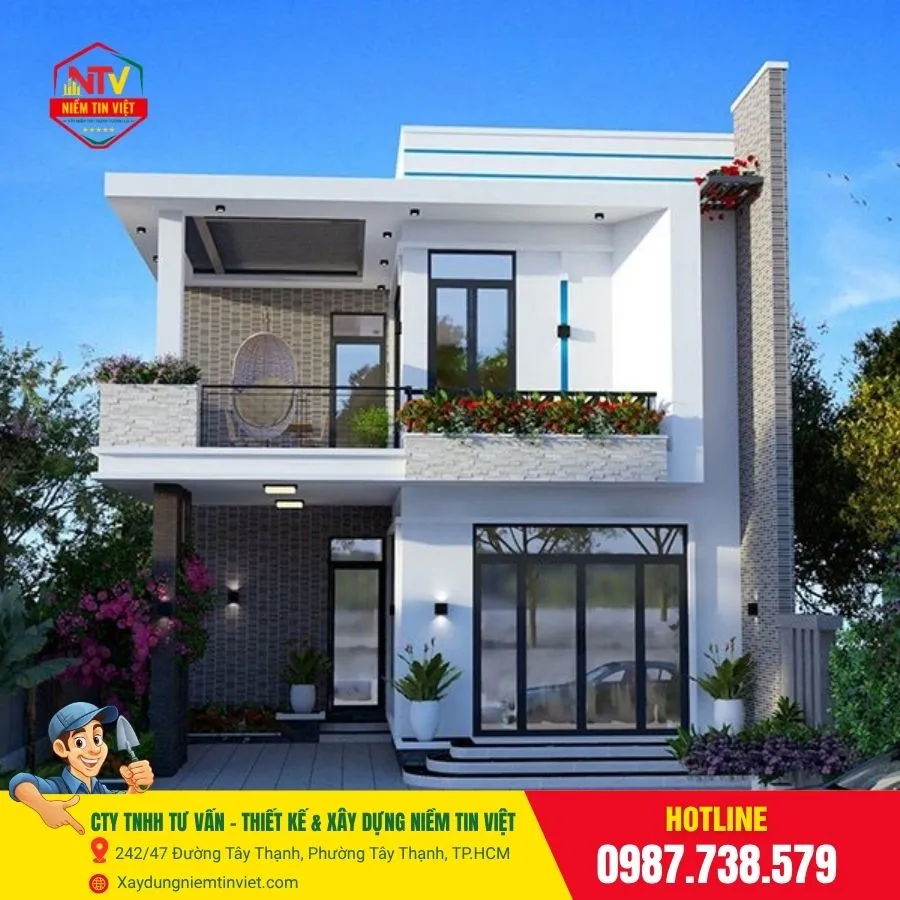 Mẫu nhà 2 tầng đẹp