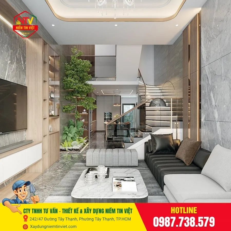 Thiết kế nội thất nhà phố