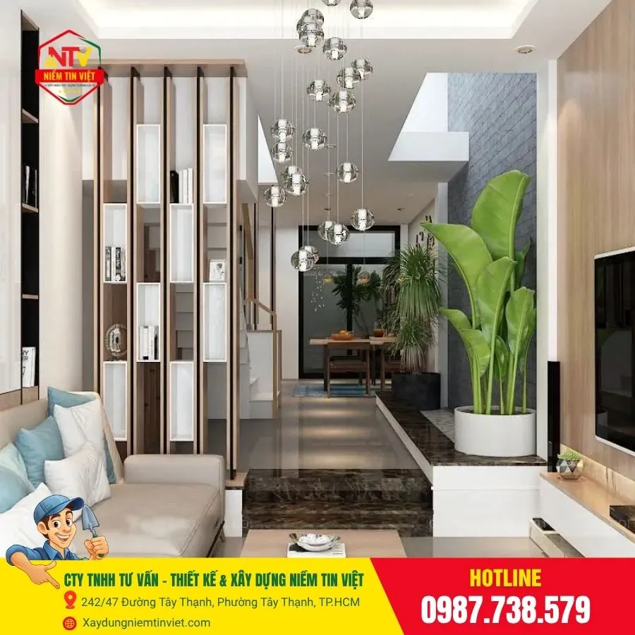 Thiết kế nội thất nhà phố