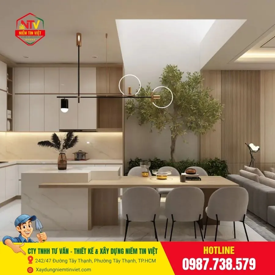 Thiết kế nội thất nhà phố