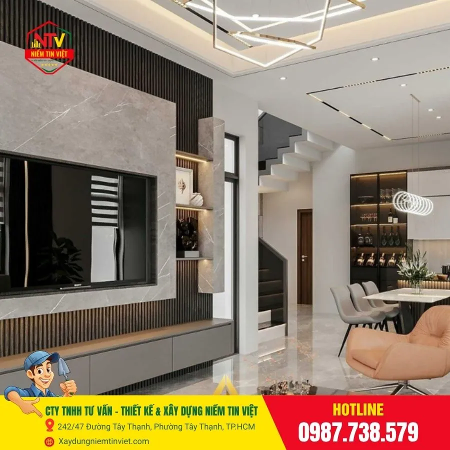 Thiết kế nội thất nhà phố
