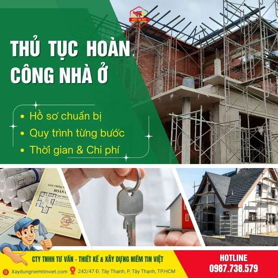 Thủ tục hoàn công nhà ở